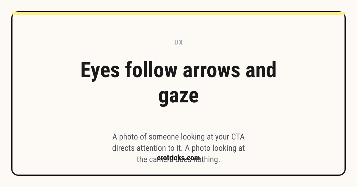 Directional Cues: How Visual Direction Guides Clicks